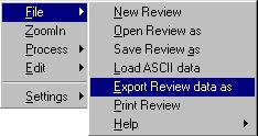 Only selected channels are included in the resulting Average Review. Note that before opening raw data, it is possible to invert data in Toolbar menu, Options, Invert data.
