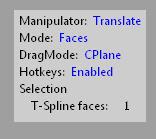 12. Deforming a T-spline: edit mode Pushing and pulling the surface is done frequently when modeling with T-splines. It is critical to have the tools necessary to do this in a quick way.