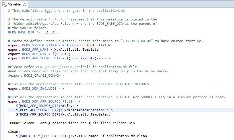 Workbench First Steps Guide Page 23 Picture 24: Editing Makefile 4.
