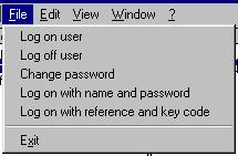 Setup User Management 3-13 Activating the Standard User The default user is activated in the Options dialog box. 1. Press the "Options" F-key. The Options dialog box opens. DialogOptions_NP_SU.