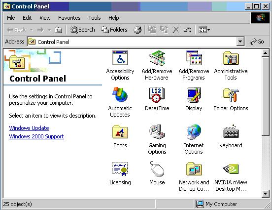 . 2) Click the Administrative Tools icon
