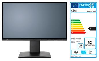 S26391-F1194-L130 Display P27-8 TS UHD The FUJITSU Display P27-8 TS UHD has a 3840 x 2160 Ultra HD resolution ships with a thin bezel housing ideal for multi-monitor use scenarios.
