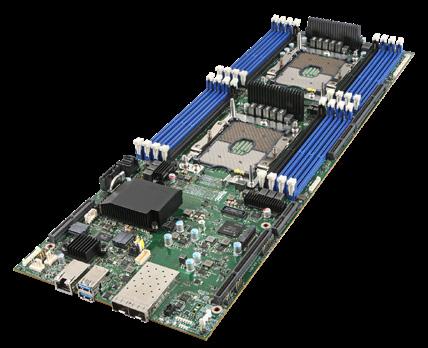 Intel Server Board S2600BP Product Family featuring Intel Xeon Scalable processors PERFORMANCE OPTIMIZED FOR PROCESSOR AND The Intel Server Board S2600BP product family is a purpose built,