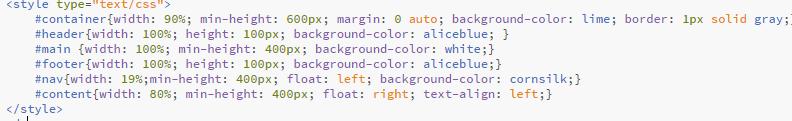 Css for Nav and Content Produces Remove the background colour of the container.
