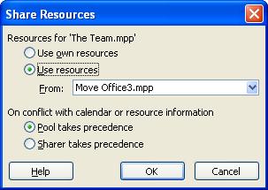 Customising Project Information both have Manager resources with different working hours and the pool takes precedence, then the information for the Manager resource in the pool file will overwrite