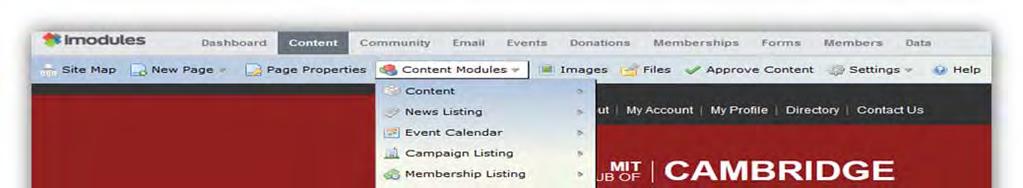 CONTENT MODULES (EXAMPLE: ADD AN IMAGE ROTATOR) To add