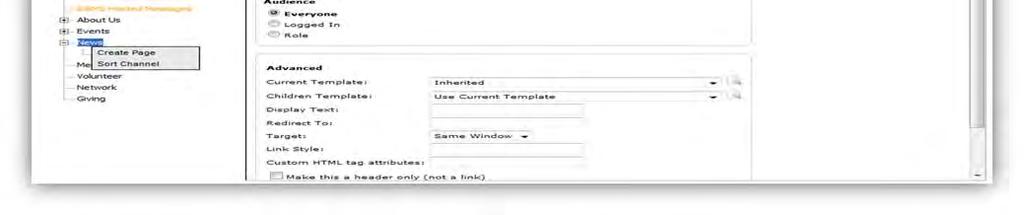 SITE MAP (Option 1) Step 1: (Option 1) On the imodules Administrative Toolbar, go to Content and