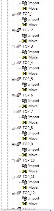 11 Assigning variables 3D Modeler Approach To assign the same variable within HFSS Area select all objects above the layer UNNAMED_4 Click Edit > Arrange > Move Define a Z only