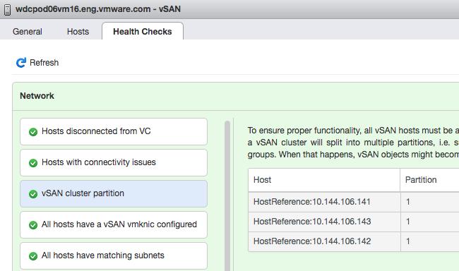 vsan Health in the VMware Host Client Command line functionality is keeping pace with information available in the vsan and VMware Host Client graphical user interfaces.