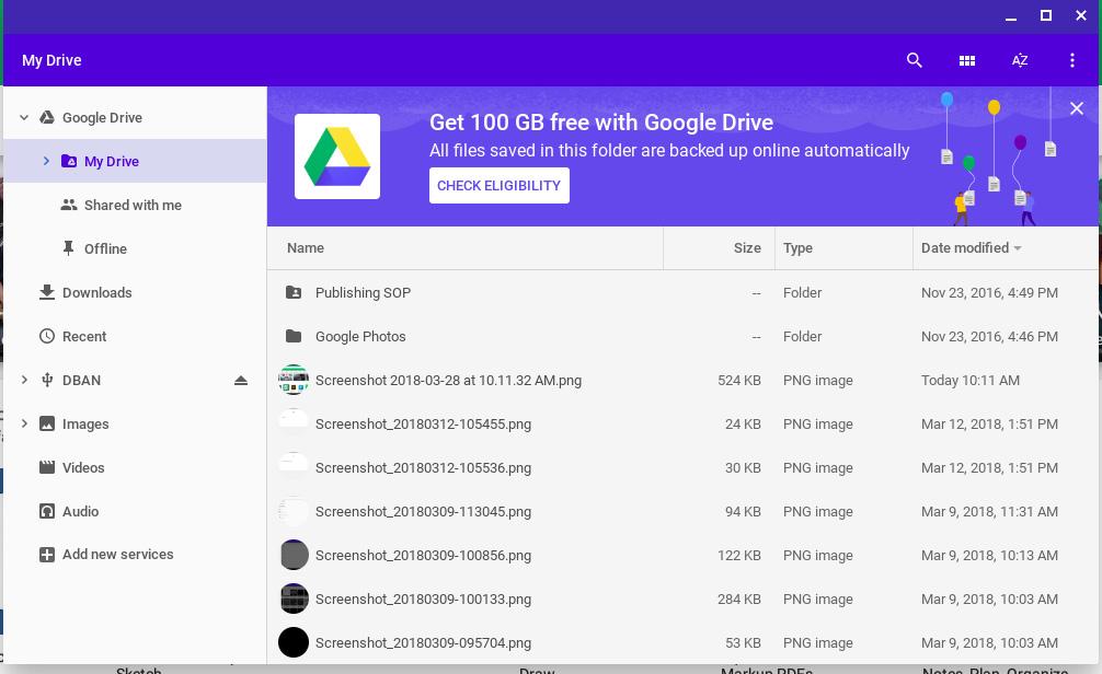 Enable offline access to Google Drive files You can access files stored on your Google Drive while offline, but