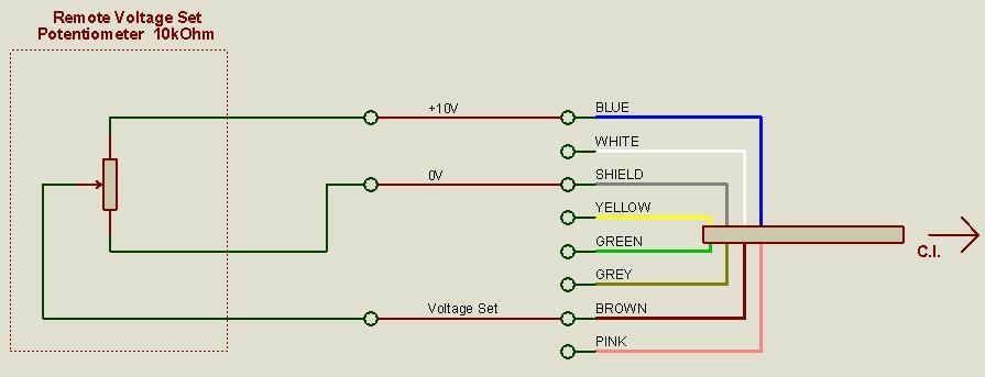 8. Electrical Connections GB Using a remote 10k Ohm, minimum 100mW,