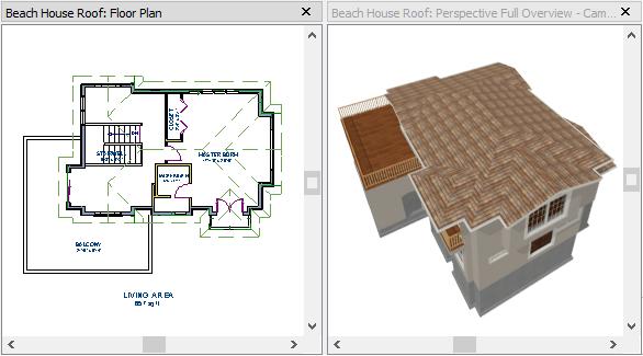 Troubleshooting Roof Issues 6. Select 3D> Create Camera View> Full Camera to create an exterior view of your plan. 7. Remember to Save your plan as you work.
