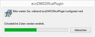 The uninstallation is complete and the "ecodms MS Office Plugin" has been removed from your system. 7.2.