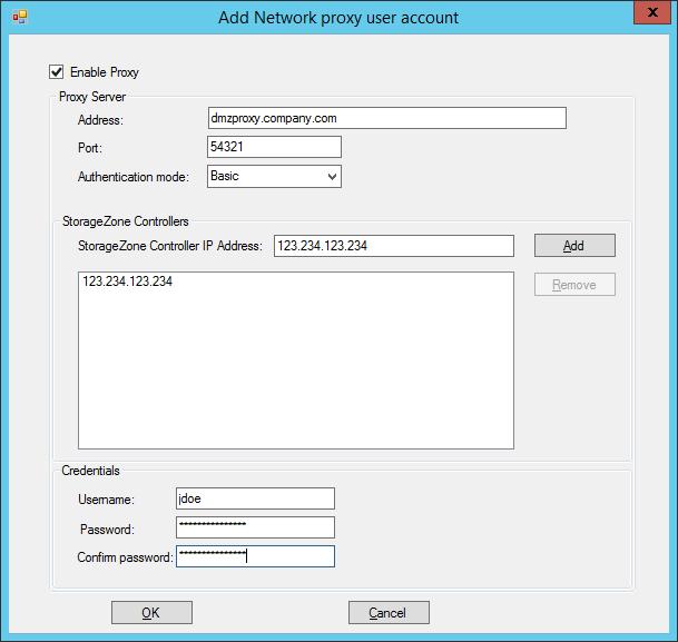 tool. 4. In the Citrix Management Pack Configuration window, in the Proxy Configuration tab, click Add. 5. In the Add Network proxy user account window, click Enable Proxy. 6.