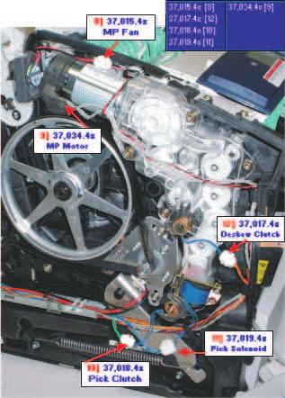 Left-Side Wiring Diagram (Continued) Ensure the wiring is retained by restraint. 7,015.4x MP Fan 7,015.4x 7,017.4x 7,018.4x 7,019.4x 7,04.4x 7,04.4x MP Motor 7,017.