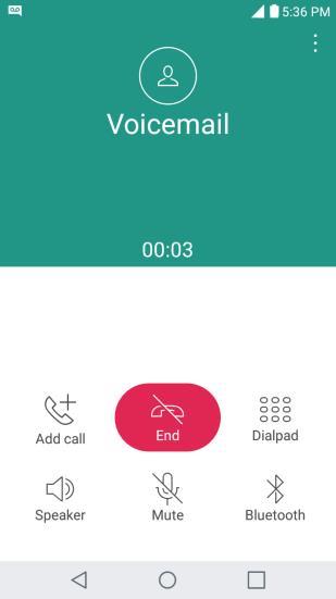 Reject an Incoming Call When a call arrives, drag in any direction to reject it. The ringtone or vibration will stop and call will be sent directly to voicemail.