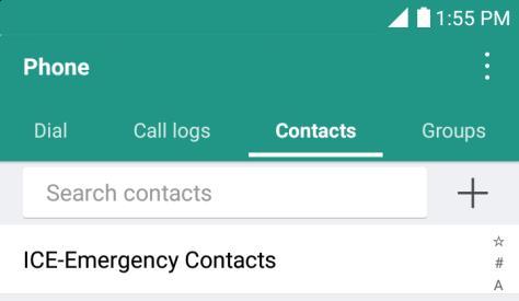 Contacts The Contacts application lets you store and manage contacts from a variety of sources, including contacts you enter and save directly in your phone as well as contacts synchronized with your