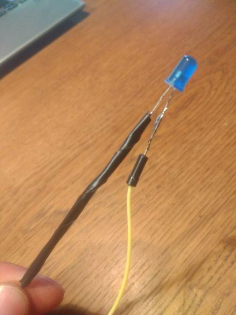 (see picture) - The red cable of servomotor into 5V, brown into GND and orange cabel into pin 19.