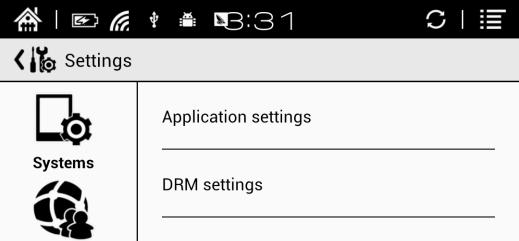 3 Extension This contains Apps setting and DRM