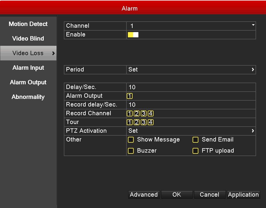 number and enable it, configure sensitivity, region, period and alarm linkage. 3.4.