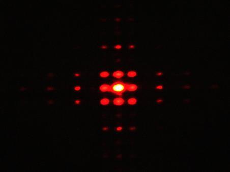 25 and.125 mm. 9 N = 3 N = 2-1 1 x / mm Fig. 5: Diffraction from multiple slits with various numbers of slits N.