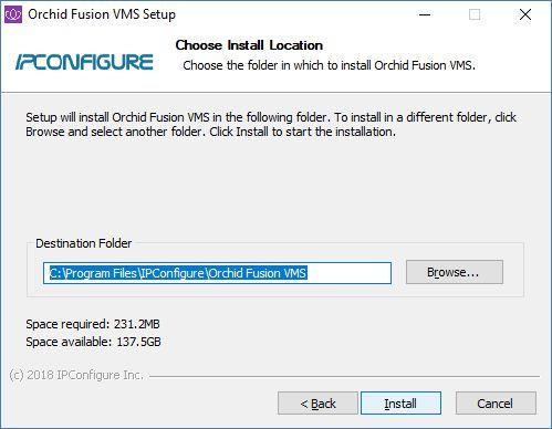 Orchid Fusion VMS Installation Guide v2.4.0 6 10.