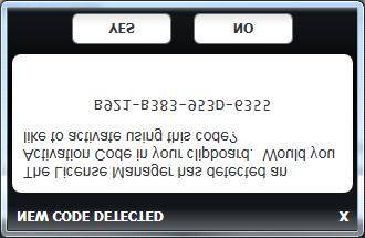 12. With the Activation code copied from the email to the computer cut/paste