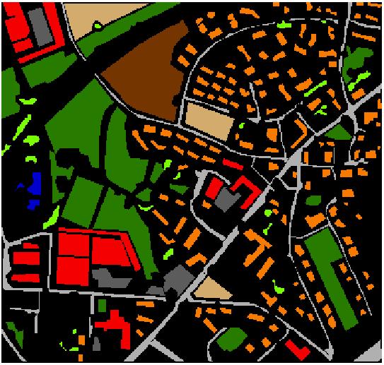 Example : image classification in remote sensing Image classification for land-use mapping