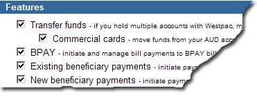 Local administrators will see only those offices they have access to. Application features, Online Payments (user sub-task) You have assigned the Payments application to this user.