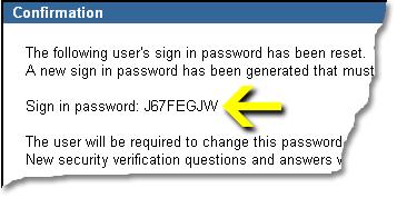 Authorisation model for User security Single authorisation Dual authorisation Next step Corporate Online displays the Manage users Reset password screen.