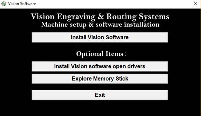 Vision Software Installation 7 The