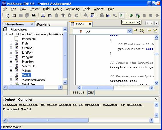 0415765 The User Interface 1 3 4 2 Figure 1 The NetBeans IDE 3.6 user interface The recently introduced NetBeans IDE 3.6 user interface design is a significant improvement over that of version 3.