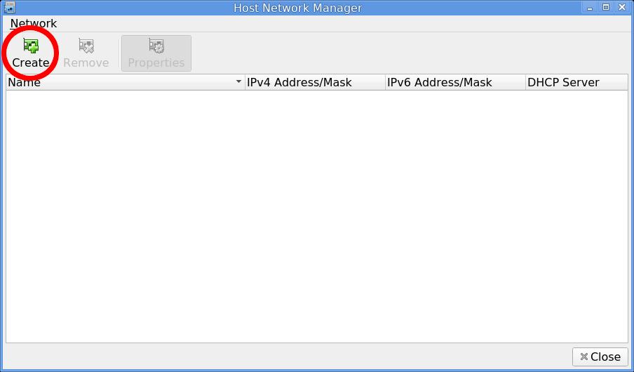 In the Oracle VM VirtualBox Manager dialogue window click on File > Host Network Manager.