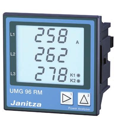 Universal measurement instrument UMG 96RM UMG 96RM Compact high performance The compact and powerful multi-function measurement device for energy measurement.