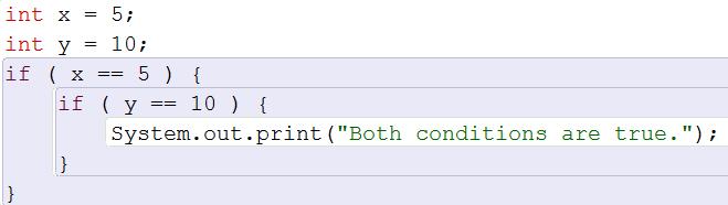 Java Compound Boolean Expressions Conditional statements may be extended for additional conditions rather than using a