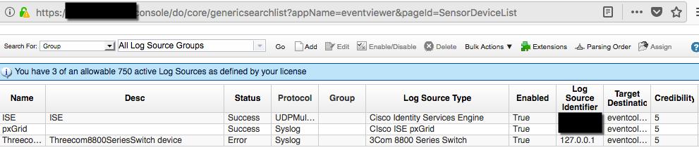 uid=swg27050133) Step 1 From IBM QRadar, select Admin->Extensions Management->Add->upload the signed Cisco ISE pxgrid App and select Install Immediately