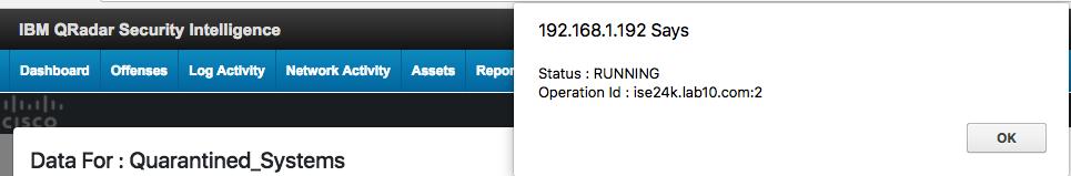 the results in ISE, select Operations->RADIUS->Live Logs, you