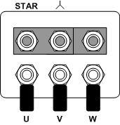 STAR always gives the higher of the two voltage ratings. Incoming Supply Voltage Motor Nameplate Voltages Connection 230 230 / 400 400 400 / 69