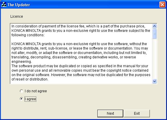 4 The license agreement is displayed.
