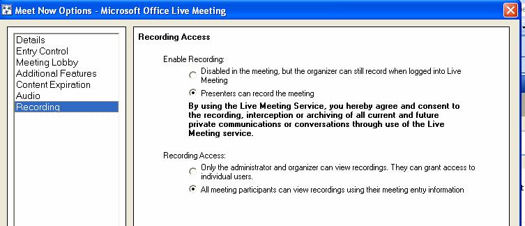 meeting participants in the Live Meeting Console Display the toll phone number to meeting participants in the Live Meeting Console Toll-free meeting phone number Toll meeting phone number Participant