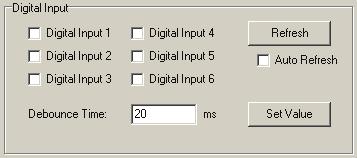 <I/O> tab 7.2 [Digital Input] area View s The following functions are available in the [Digital Input] area: Button/Field <Digital Input 1.