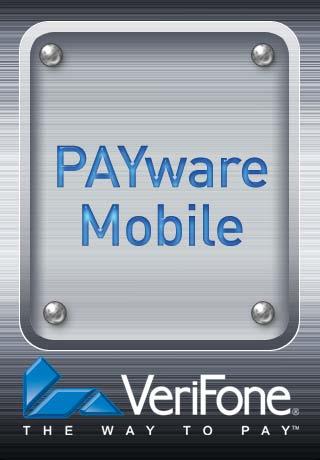 After PAYware Mobile displays its splash screen, you will be asked to