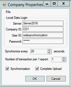 Advanced Features To view the status of the Data Synchronization Service, launch the Web Update Administration from C:\Program Files(x86)\EBMS\WebUpdateAdministrator.exe.