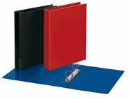 Ringbinders Comfort welded from strong quality PVC and stiffened with 3 pieces of cardboard with clear inside pocket