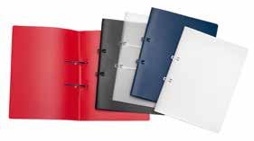 . Springback Binder n strong clamp spring holds unpunched documents n 20 mm capacity for up 150 sheets of paper leather grain material 80