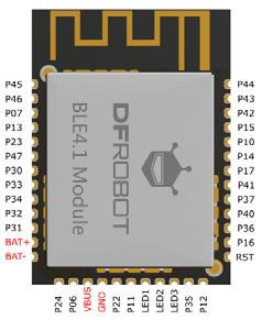 Specification Processor: DA14681 (ARM Cortex-M0 CPU) Operating Voltage: 3.3V USB input Voltage: 4.2V ~ 5.0V Lithium battery powered: 3.