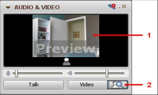 Previewing Video To preview video, click on the Preview button. Notice that, when activated, your Preview button turns blue.