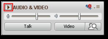 2. In the left pane of the Preferences dialog, select Camera Settings under Audio/Video. list. 3. Select the desired camera from the Select the camera to use drop-down 4.