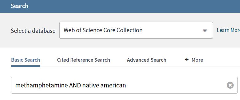 science database from