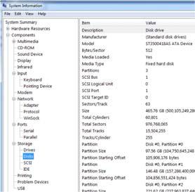 [Start] [Windows administrative Tools] [System Information] (Зураг 1.33) 2.